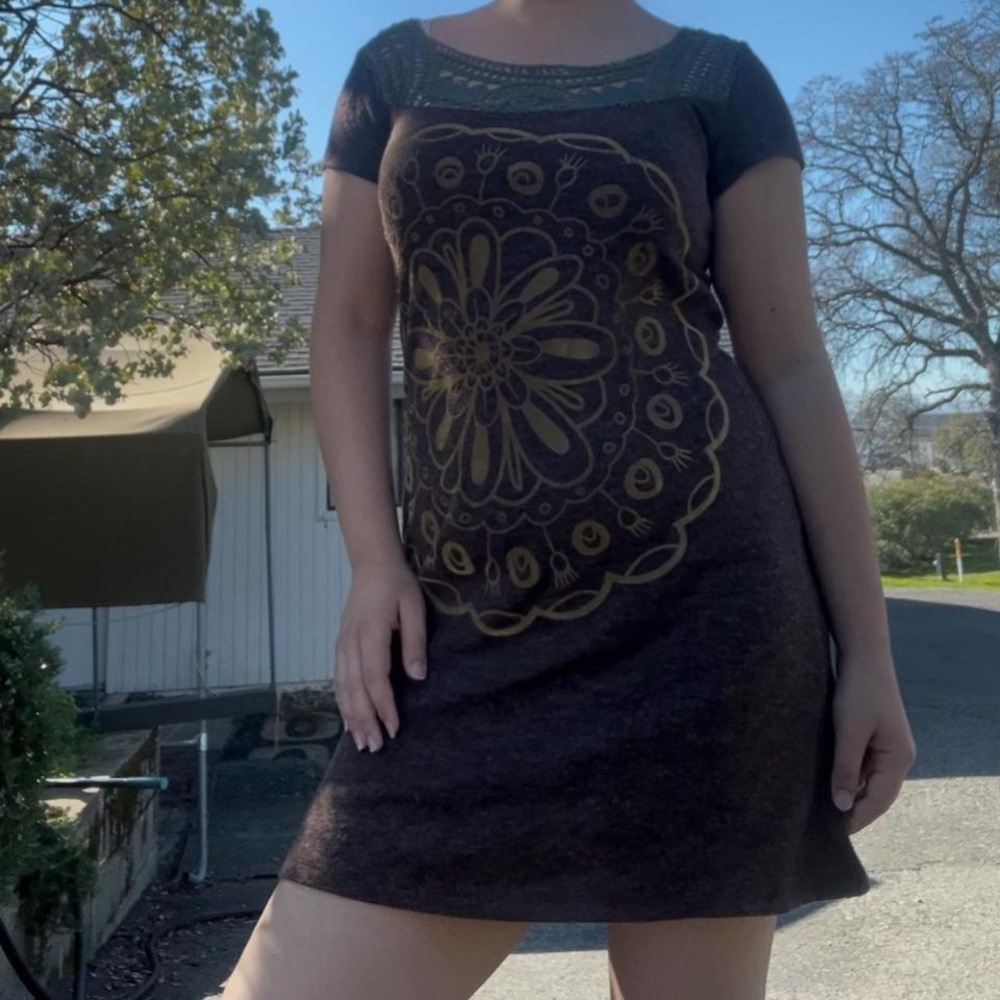 Smash boho early 2000s mini dress size medium